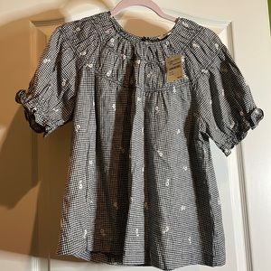 Madewell blouse NWT 🖤🤍Sz. XS